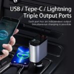 120W 4 in 1 Car charger - Image 5
