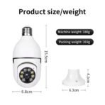 Wireless Wifi Bulb Security Camera - Image 4