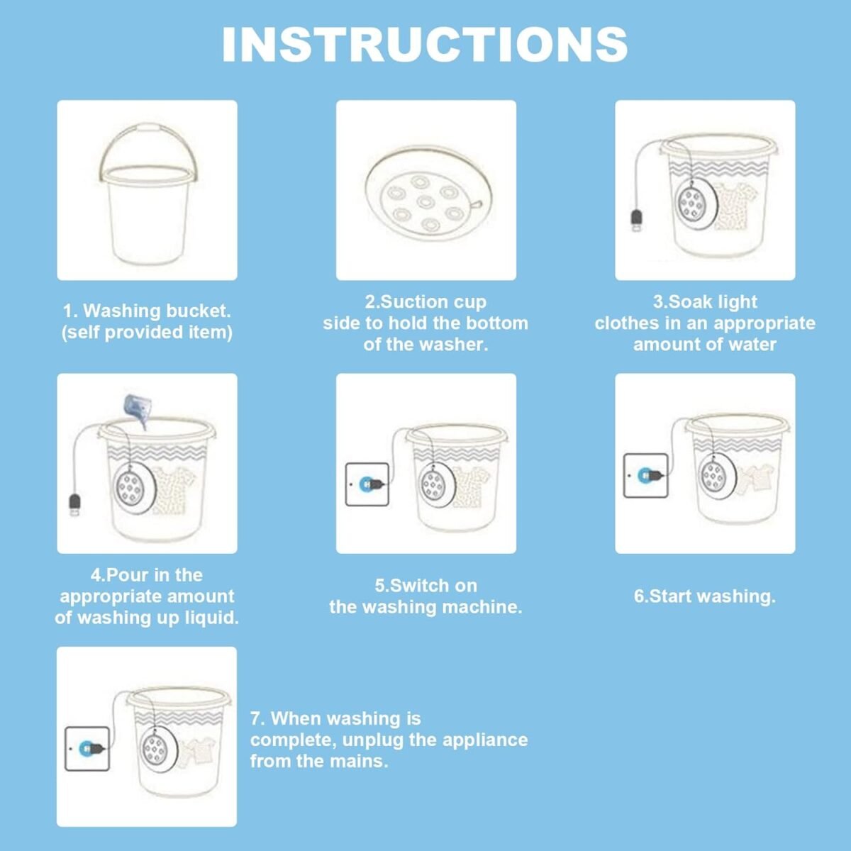 Mini Ultrasonic Washing Machine - Image 5