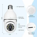 Wireless Wifi Bulb Security Camera