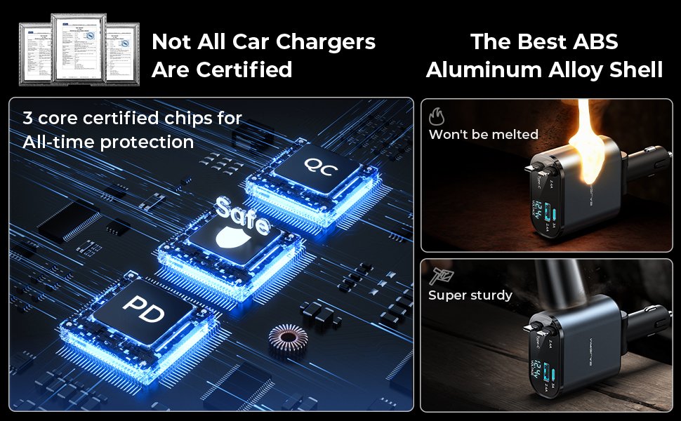 retractable car charger